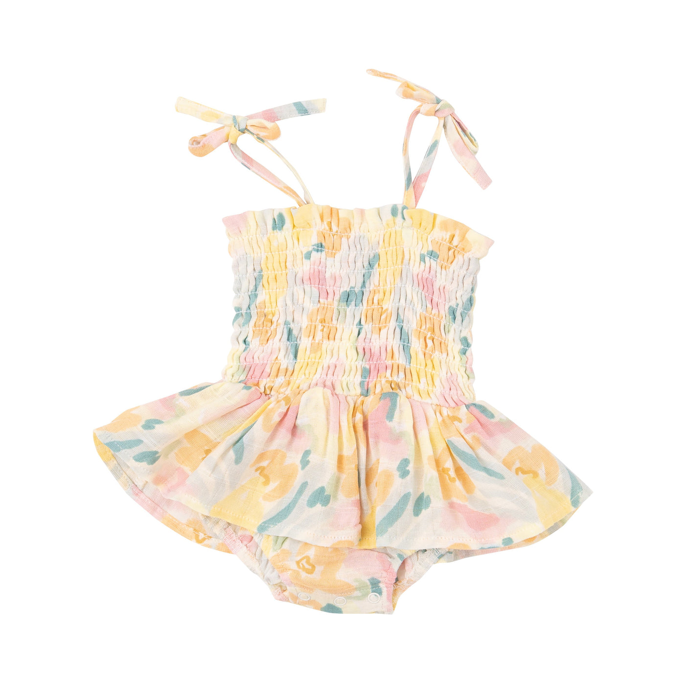 Smocked Bubble W/ Skirt - Paris Bouquet by Angel Dear