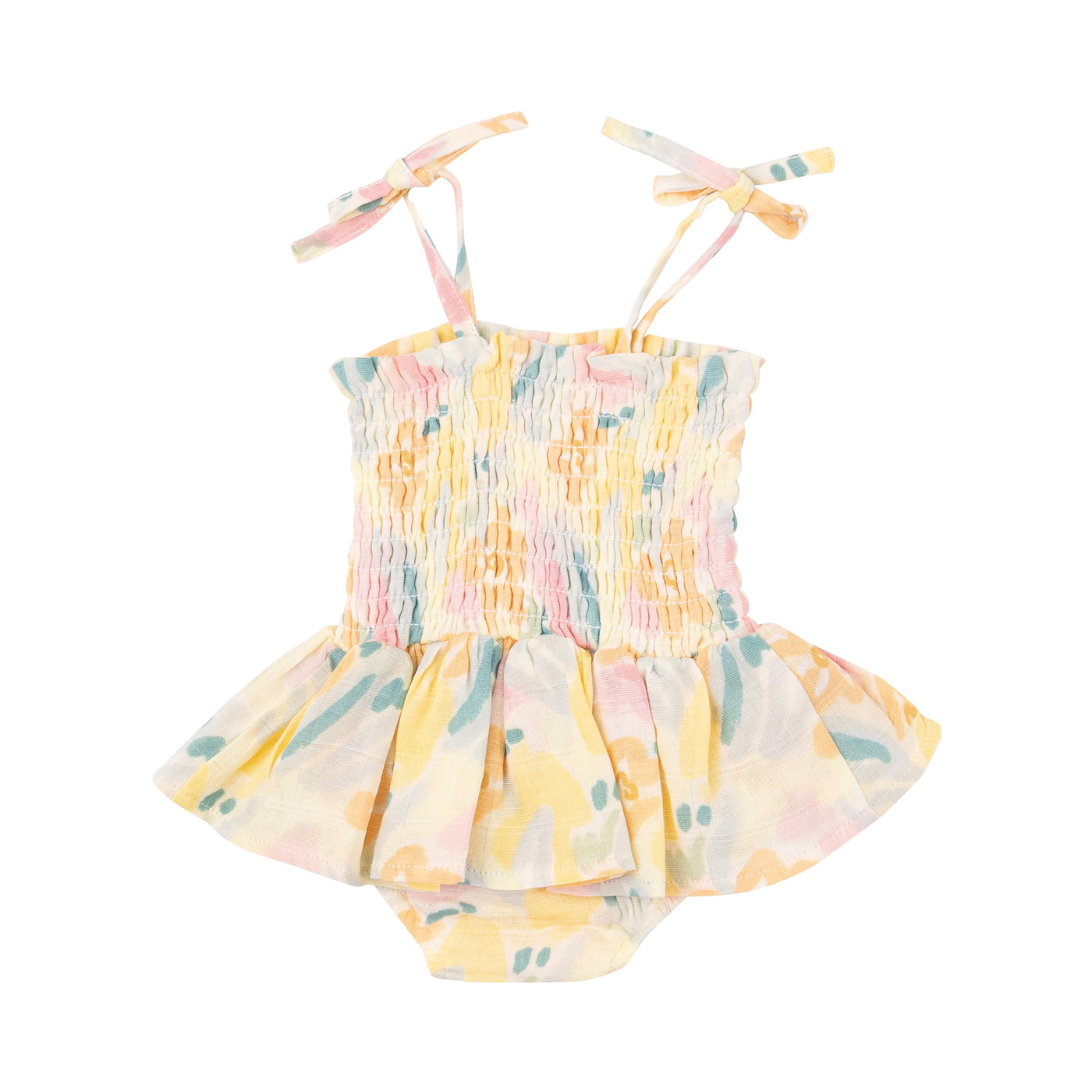 Smocked Bubble W/ Skirt - Paris Bouquet by Angel Dear