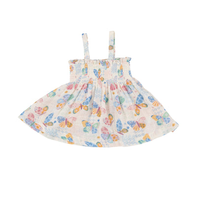 Smocked Top  & Bloomer - Butterfly Patch by Angel Dear