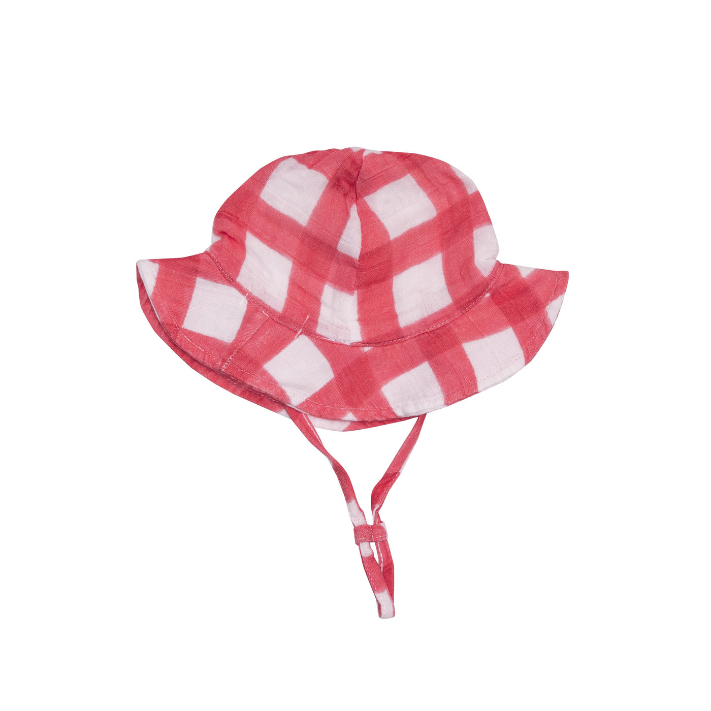 Sunhat - PAINTED GINGHAM RED - Angel Dear