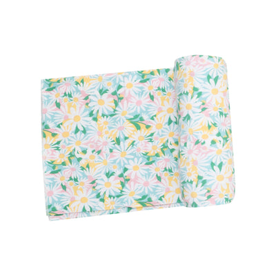 Swaddle Blanket - Color Fill Daisies - Angel Dear