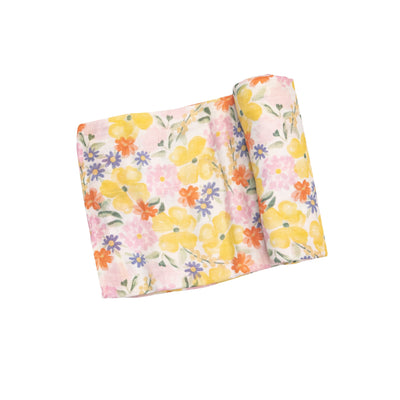 Swaddle Blanket - FLORAL MIX by Angel Dear