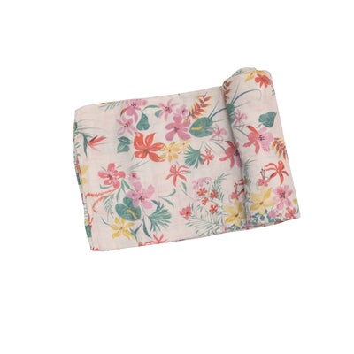 Swaddle Blanket - LEILANI FLORAL by Angel Dear