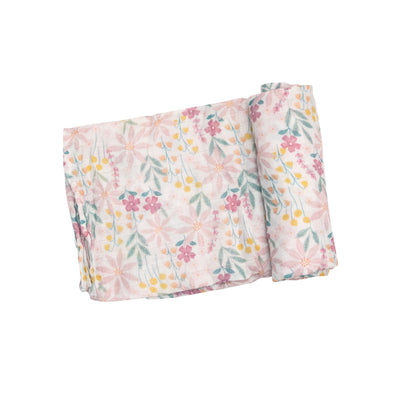 Swaddle Blanket - PINWHEEL FLORAL by Angel Dear