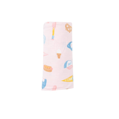 Swaddle Blanket - Softball by Angel Dear