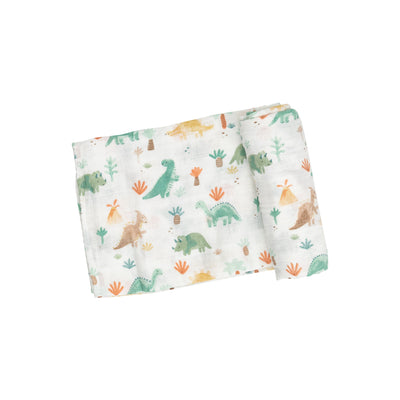 Swaddle Blanket - Softy Dinos by Angel Dear