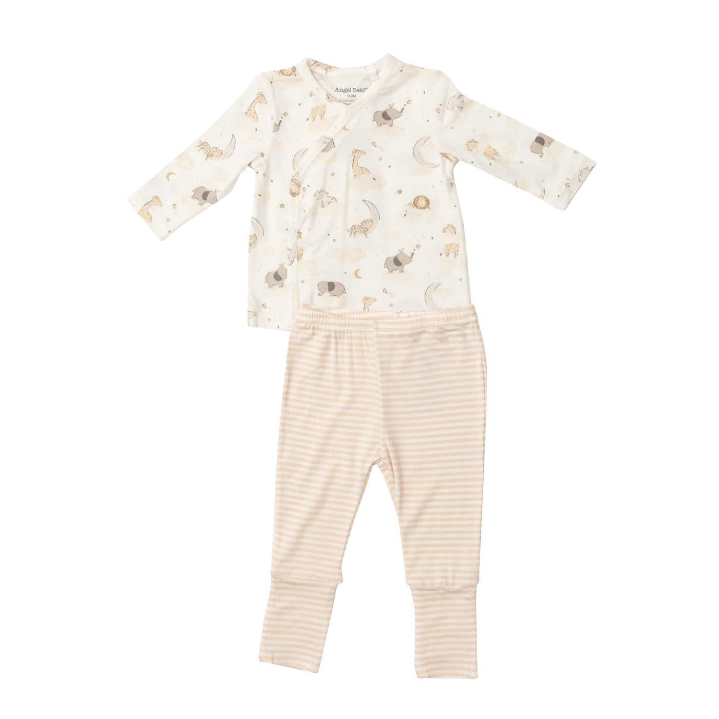 Tmh Set With Roll Over Cuff Pant - Dreamy Safari-Angel Dear