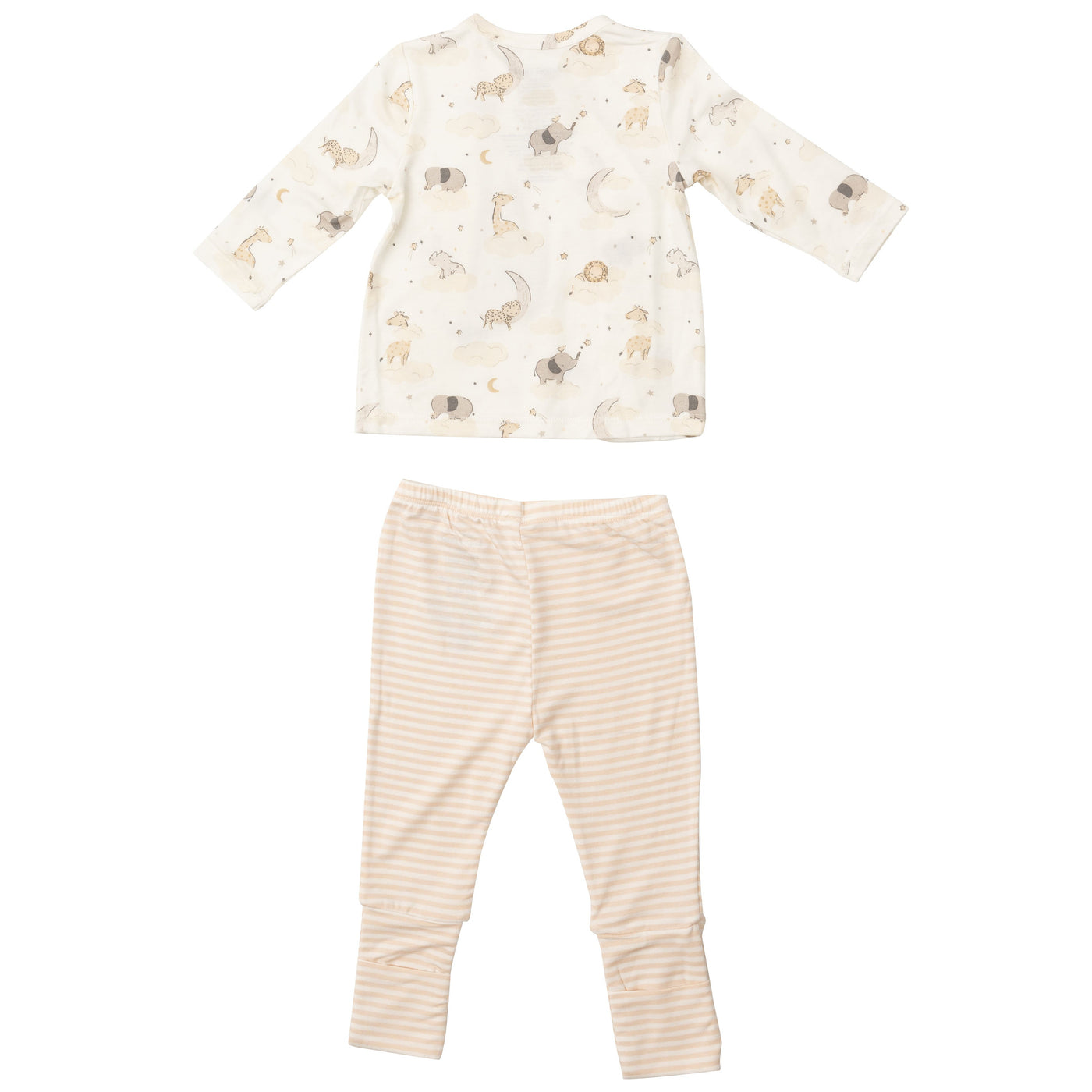 Tmh Set With Roll Over Cuff Pant - Dreamy Safari by Angel Dear