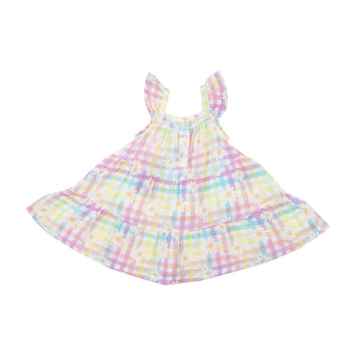 Twirly Dress - Gingham Daisy by Angel Dear