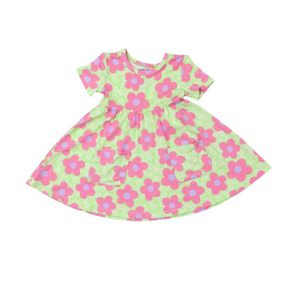 Twirly S/S Dress - Daisy Pop by Angel Dear