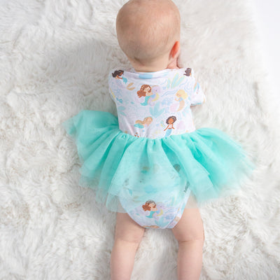 Twirly S/S Tutu Bodysuit Dress - Magical Mermaids by Angel Dear