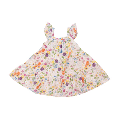 Twirly Sundress & Diaper Cover - Cheery Mix Floral - Angel Dear