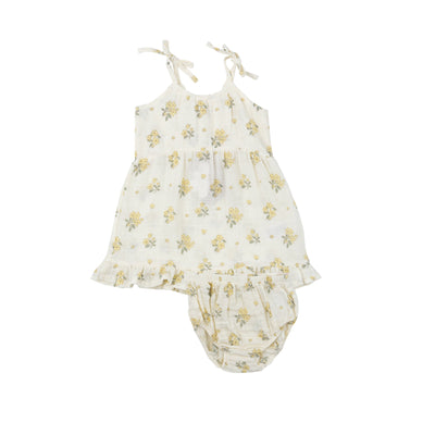 Twirly Tank Dress  and Diaper Cover - Buttercup Bouquets by Angel Dear